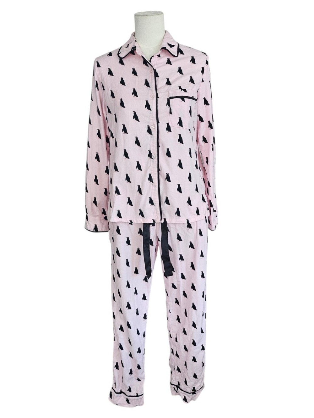Kate Spade Dream A Little Dream Penguin Pajama Set Pink Size S